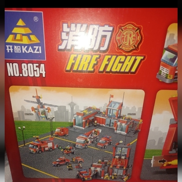 Fire Fighting Building Blocks Set - Picture 2 of 6